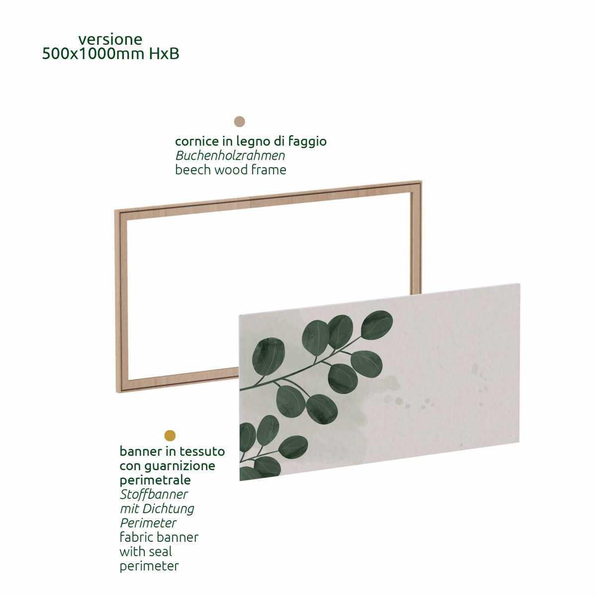 Frame Wood slim rettangolare - cornice+stampa Frame Wood slim rettangolare - cornice+stampa