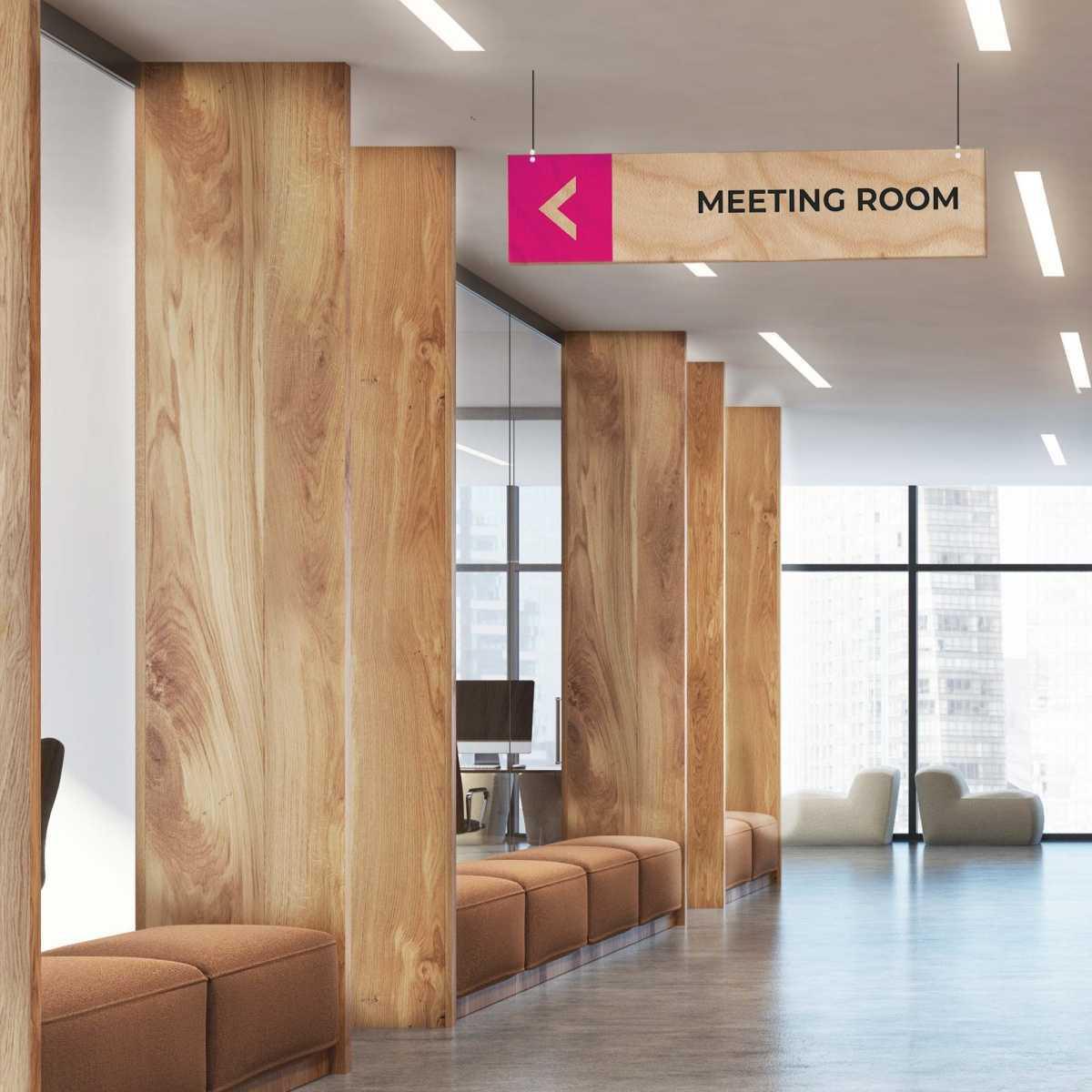 Wood sign module