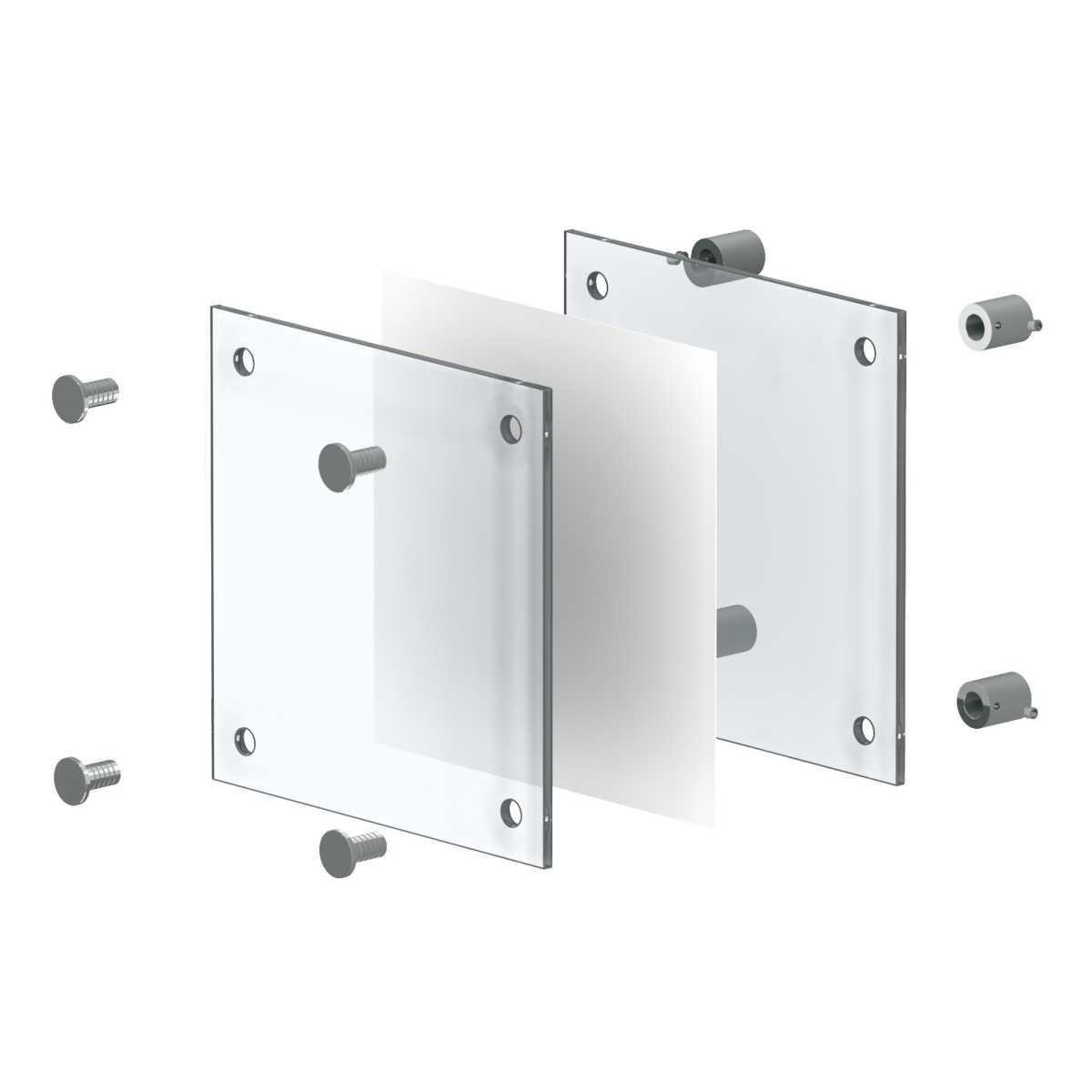 Set infoglass & steel
