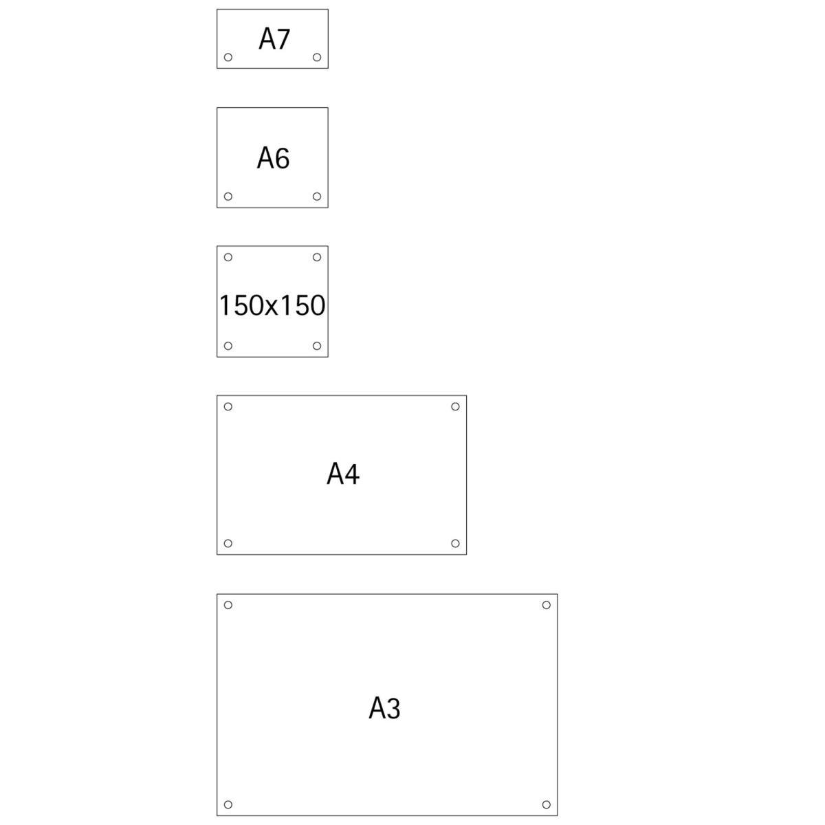 Set infoglass & steel