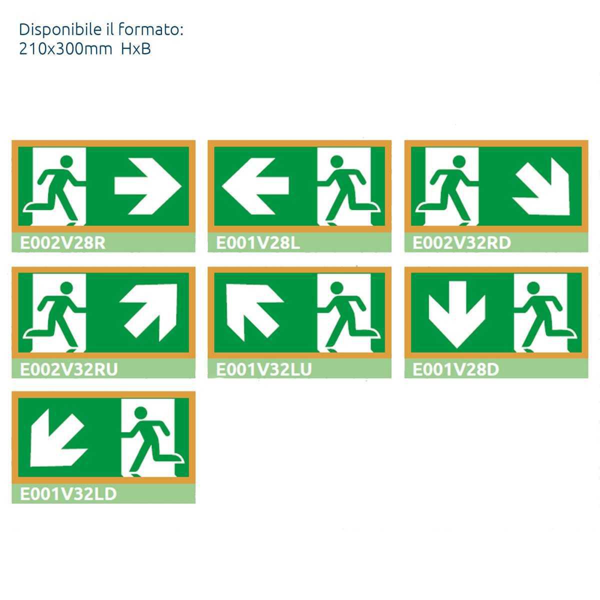 Wood sign module wall secure-rettangolo