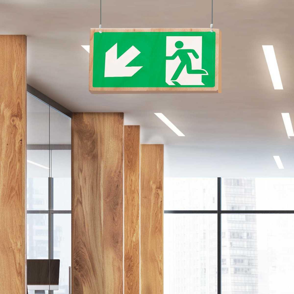 Wood Sign Module suspension Secure- rettangolo Wood Sign Module suspension Secure- rettangolo