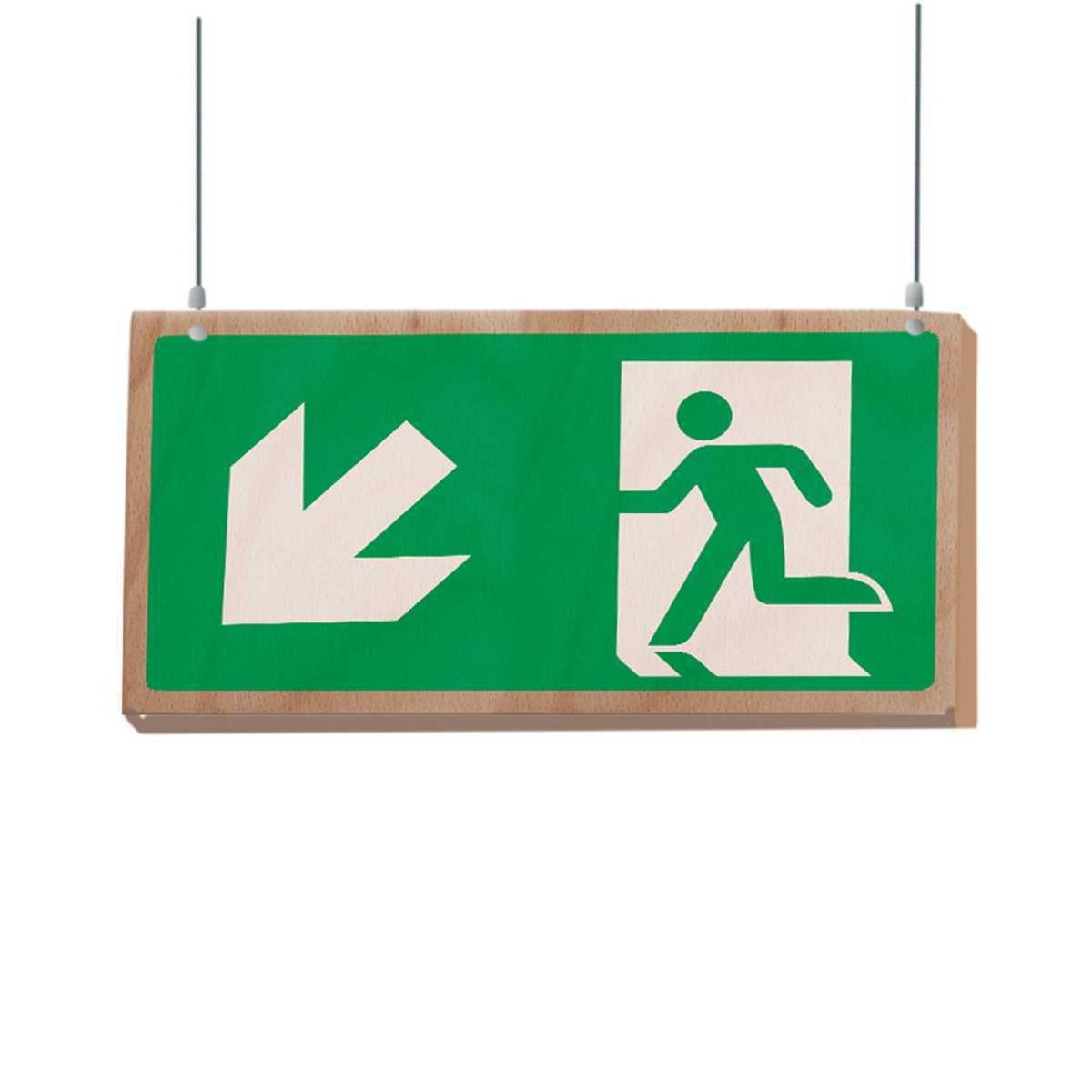 Wood Sign Module suspension Secure- rettangolo Wood Sign Module suspension Secure- rettangolo