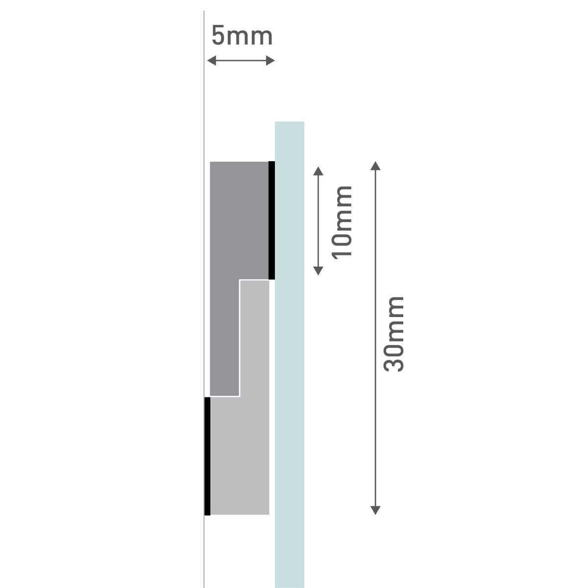 Fisso panel connector