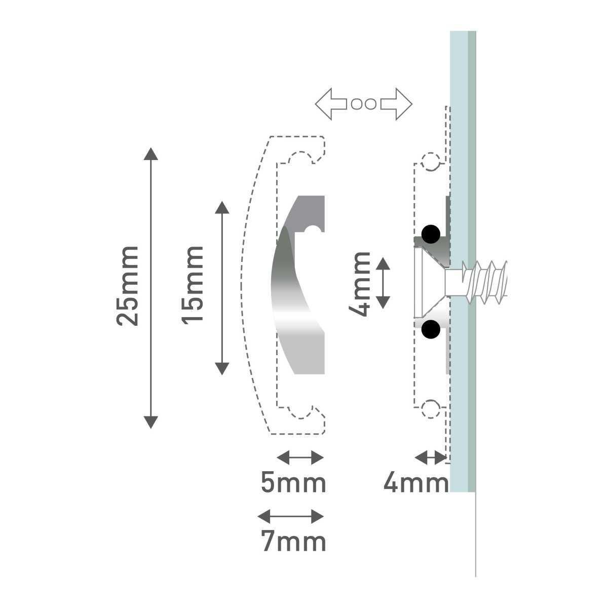 Fisso micro alu Fisso micro alu