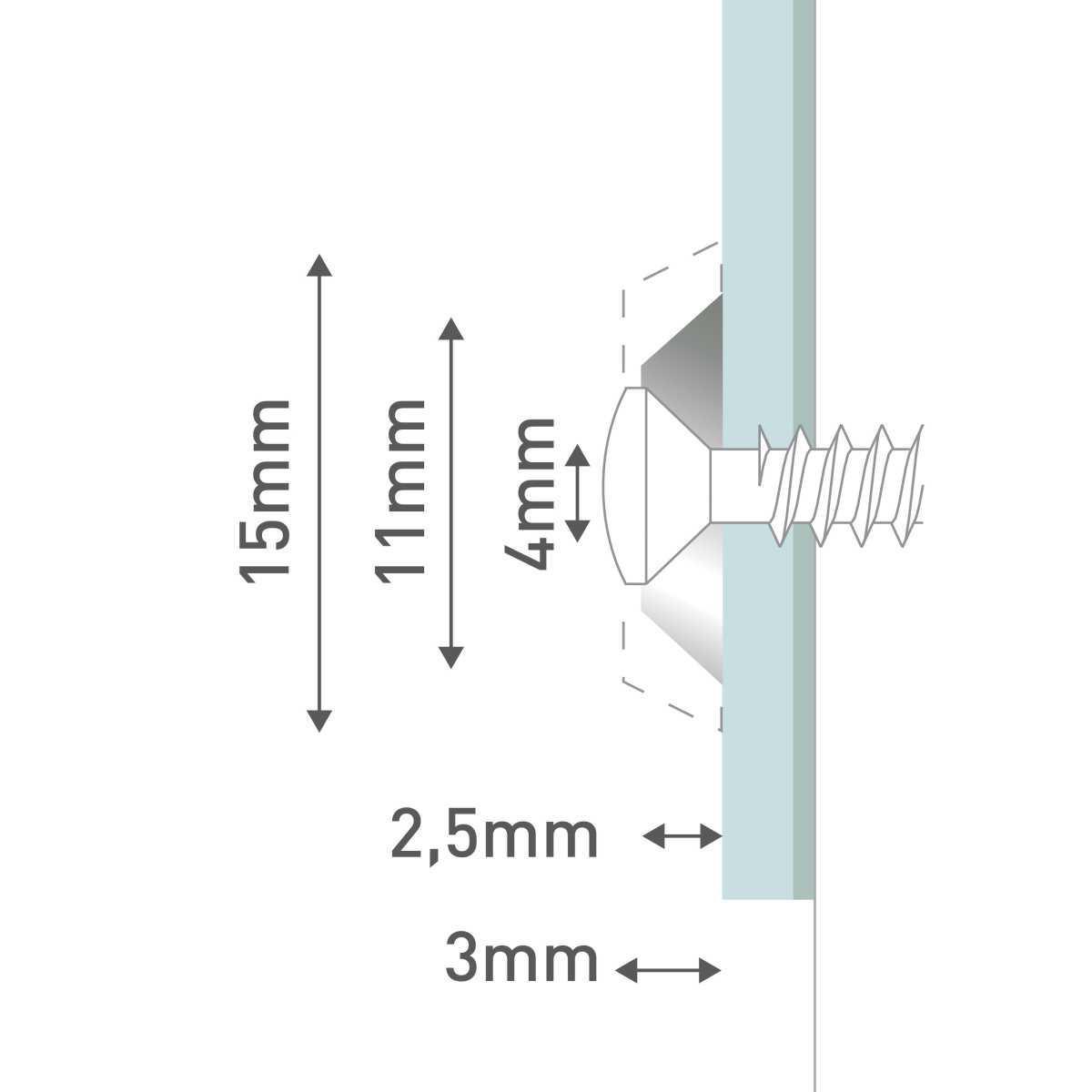 Fisso ring steel Fisso ring steel