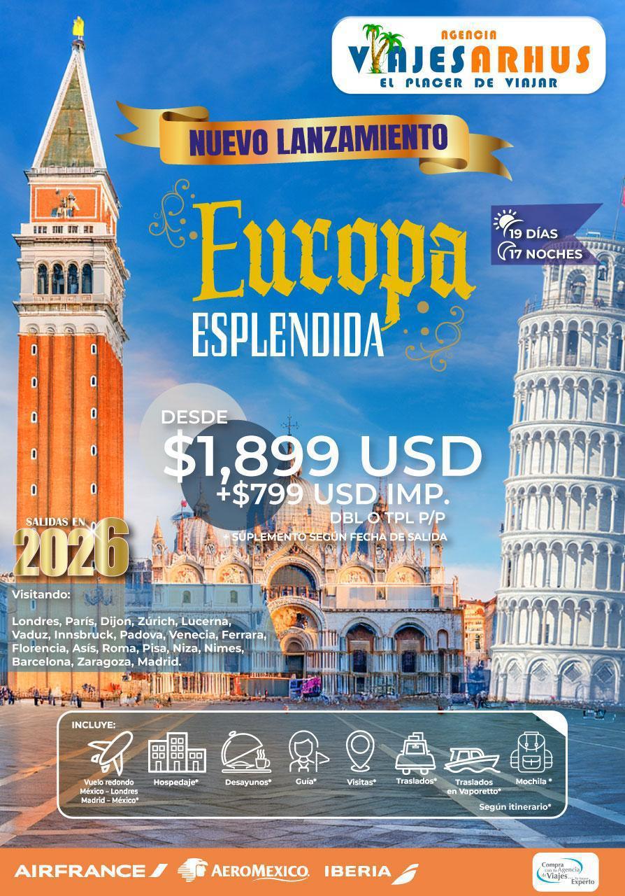 Europa Esplendida 2026