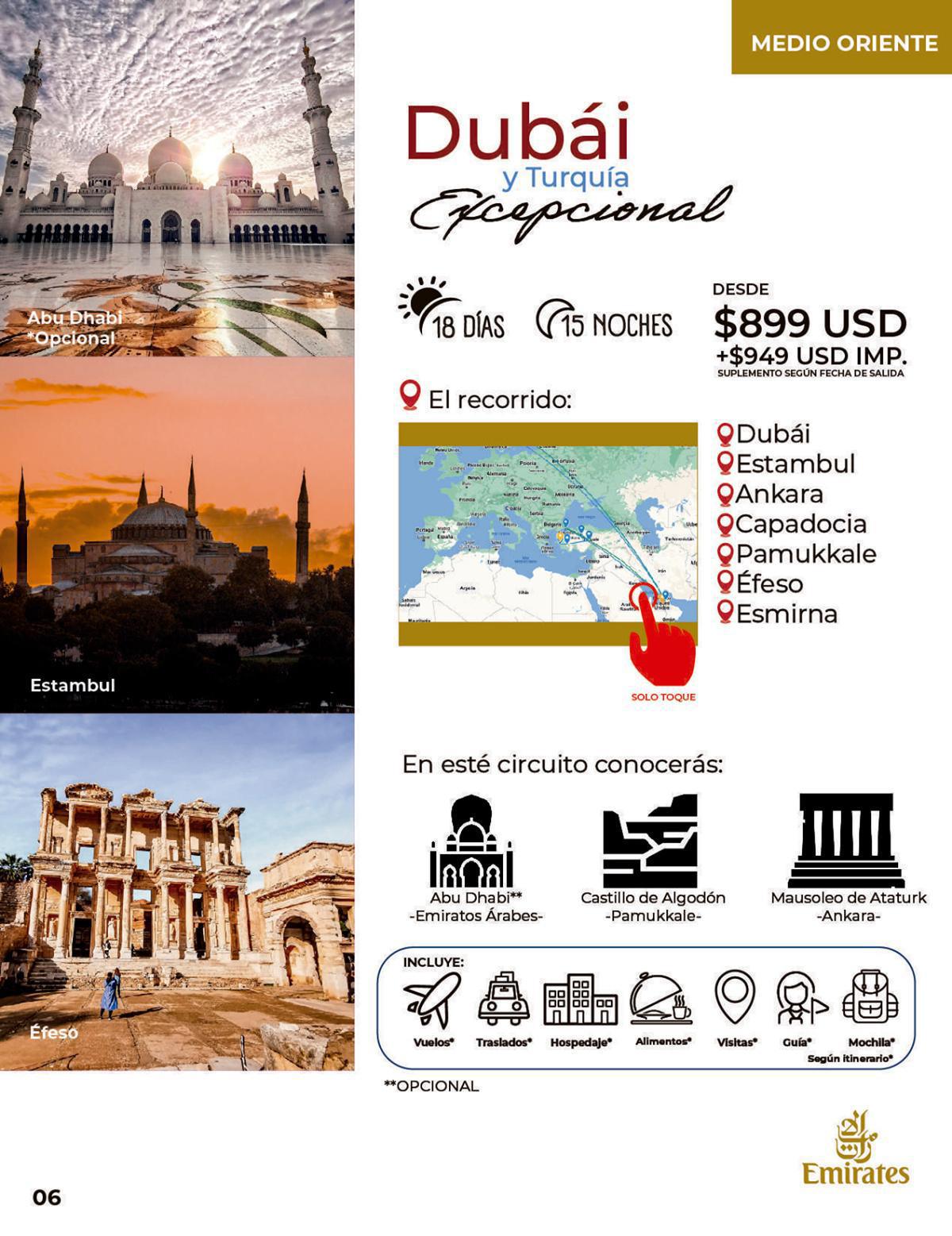 Dubai y Turquía Excepcional