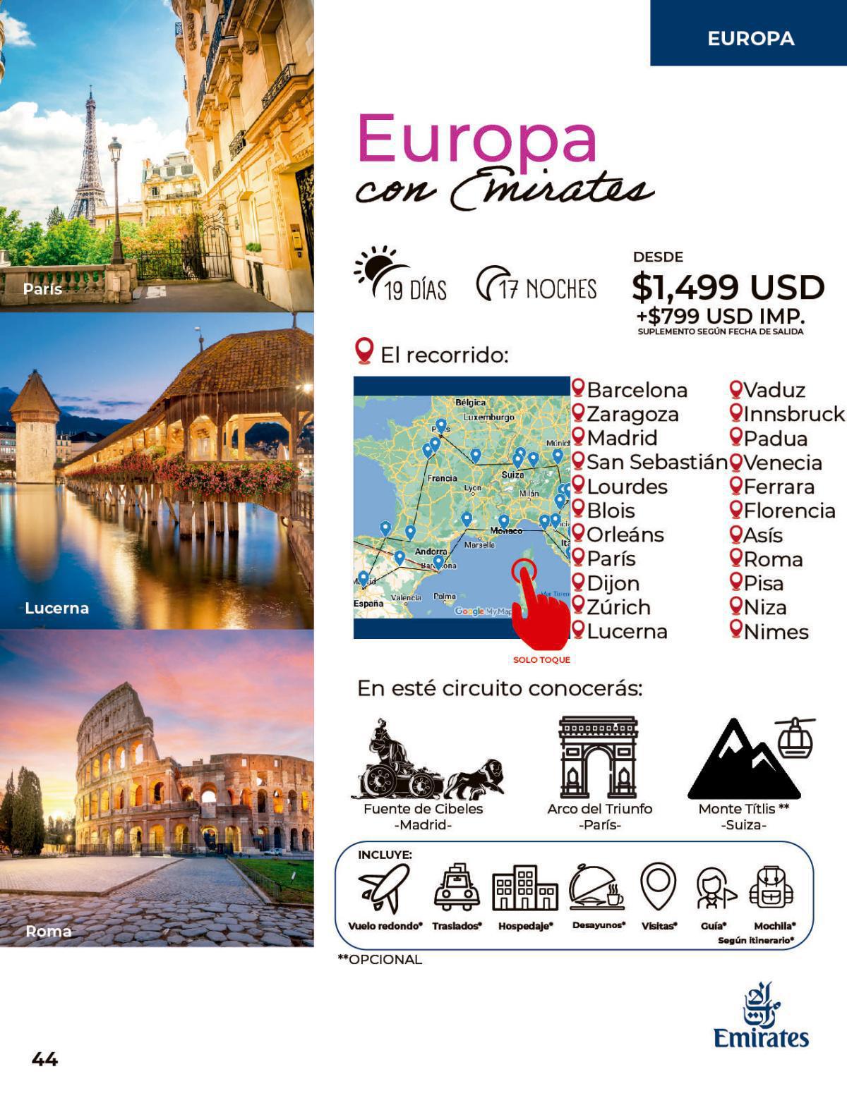 Europa con Emirates