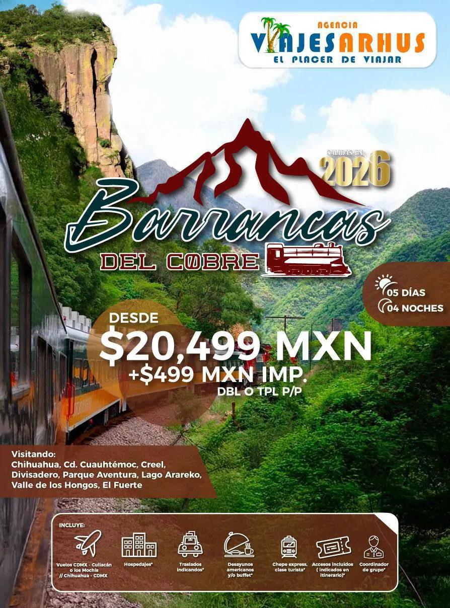 Barrancas del Cobre 2026