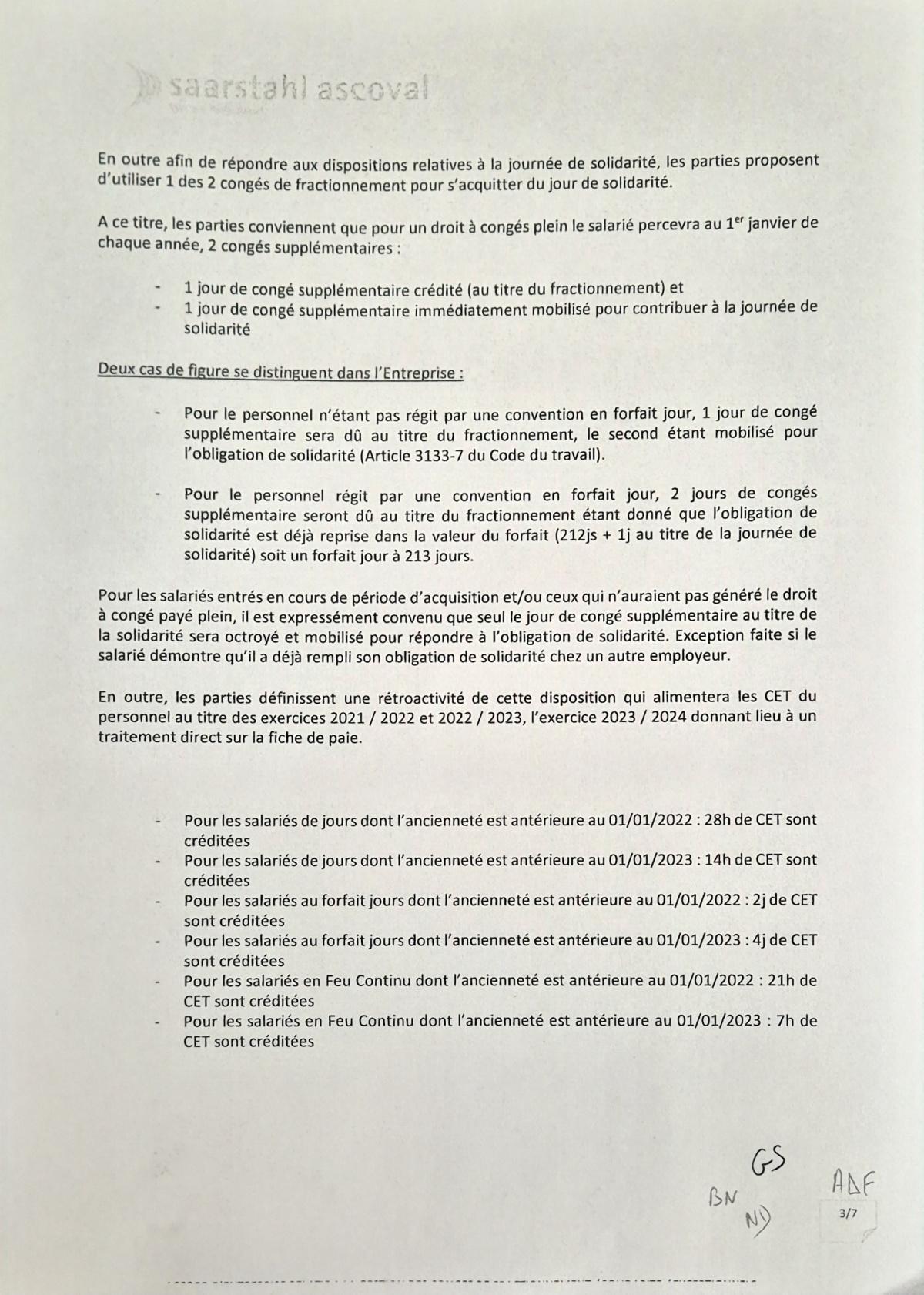 Congé exceptionnelle 