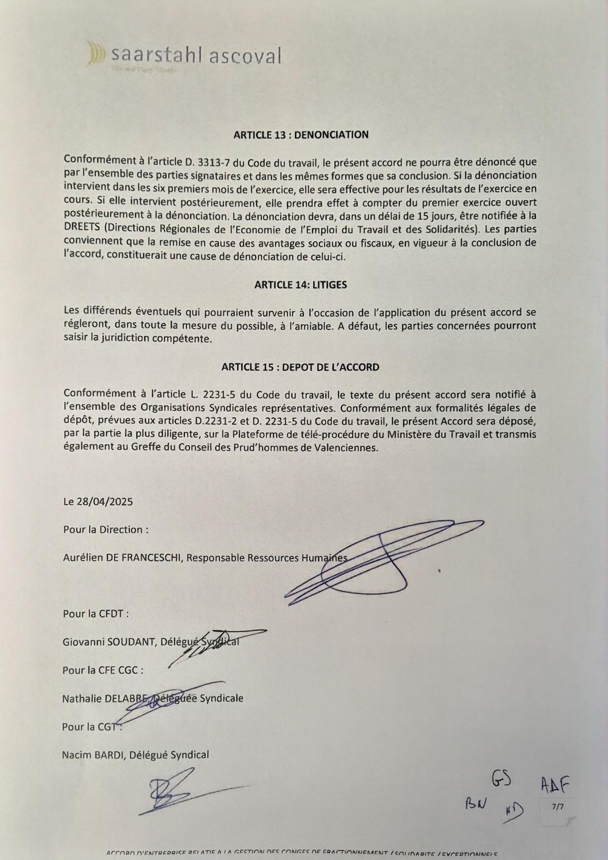 Congé exceptionnelle 
