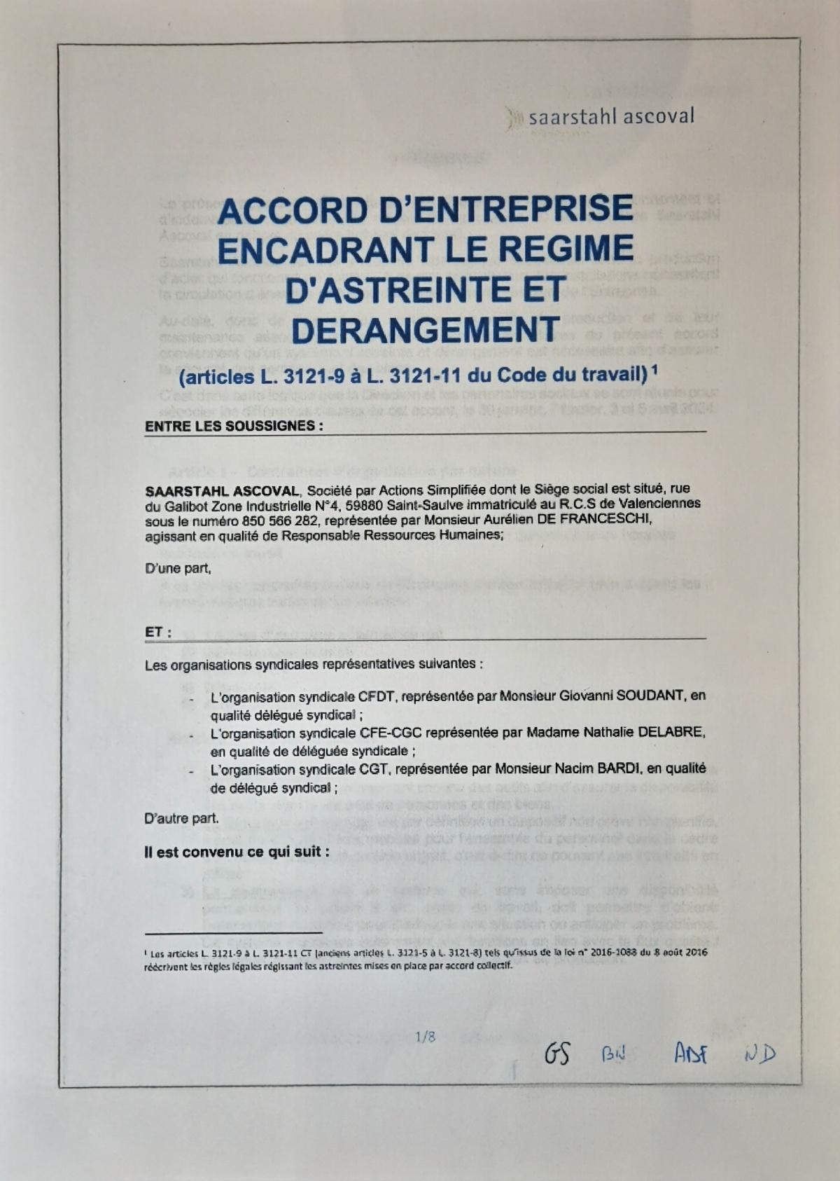 Astreinte 