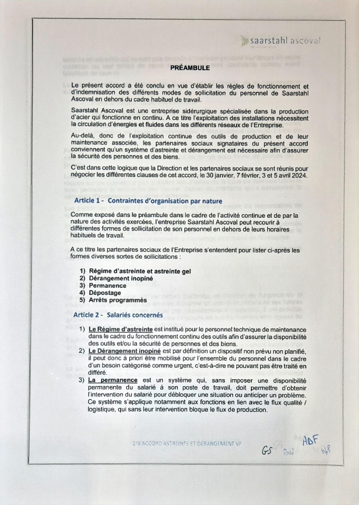 Astreinte 
