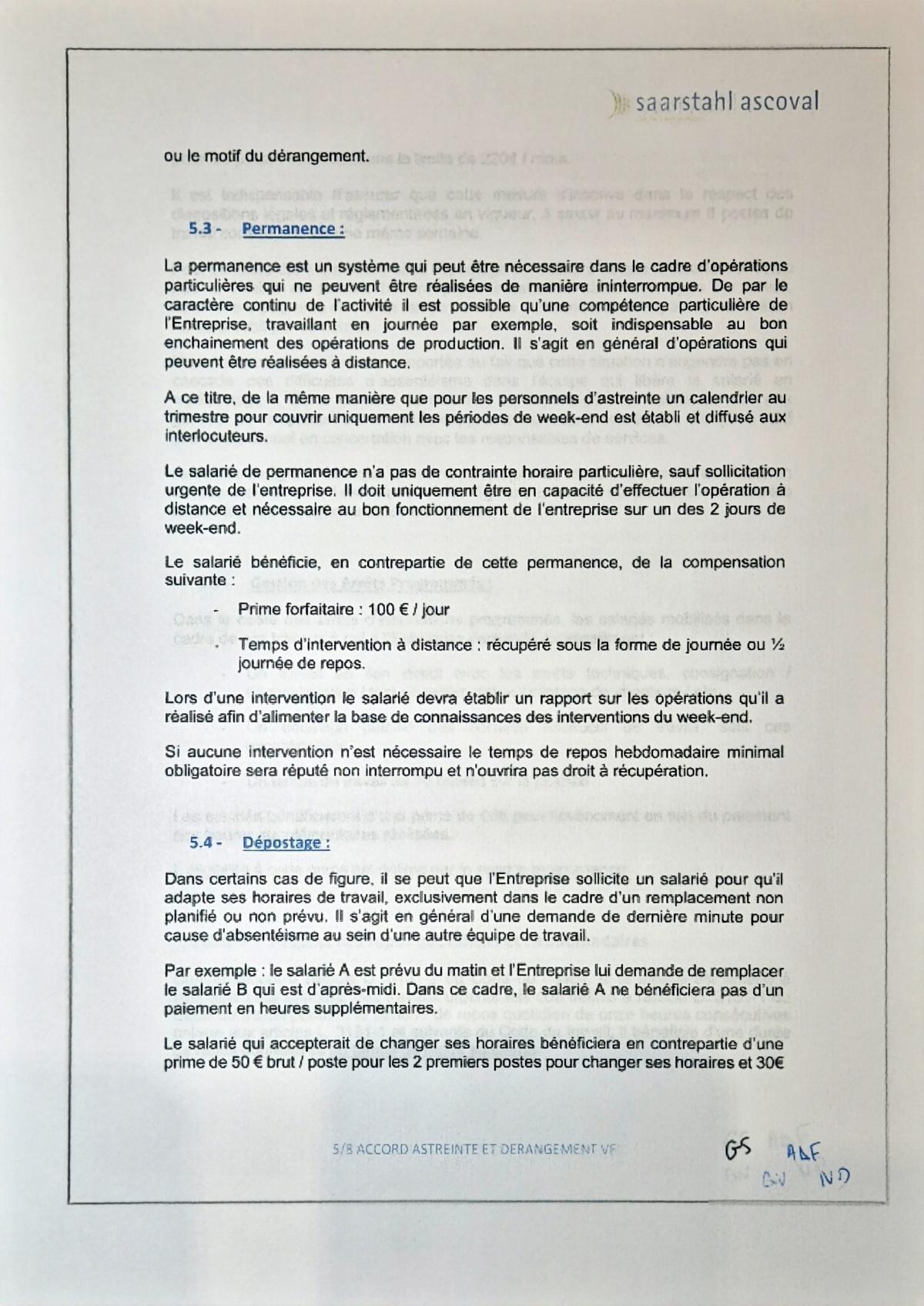 Astreinte 