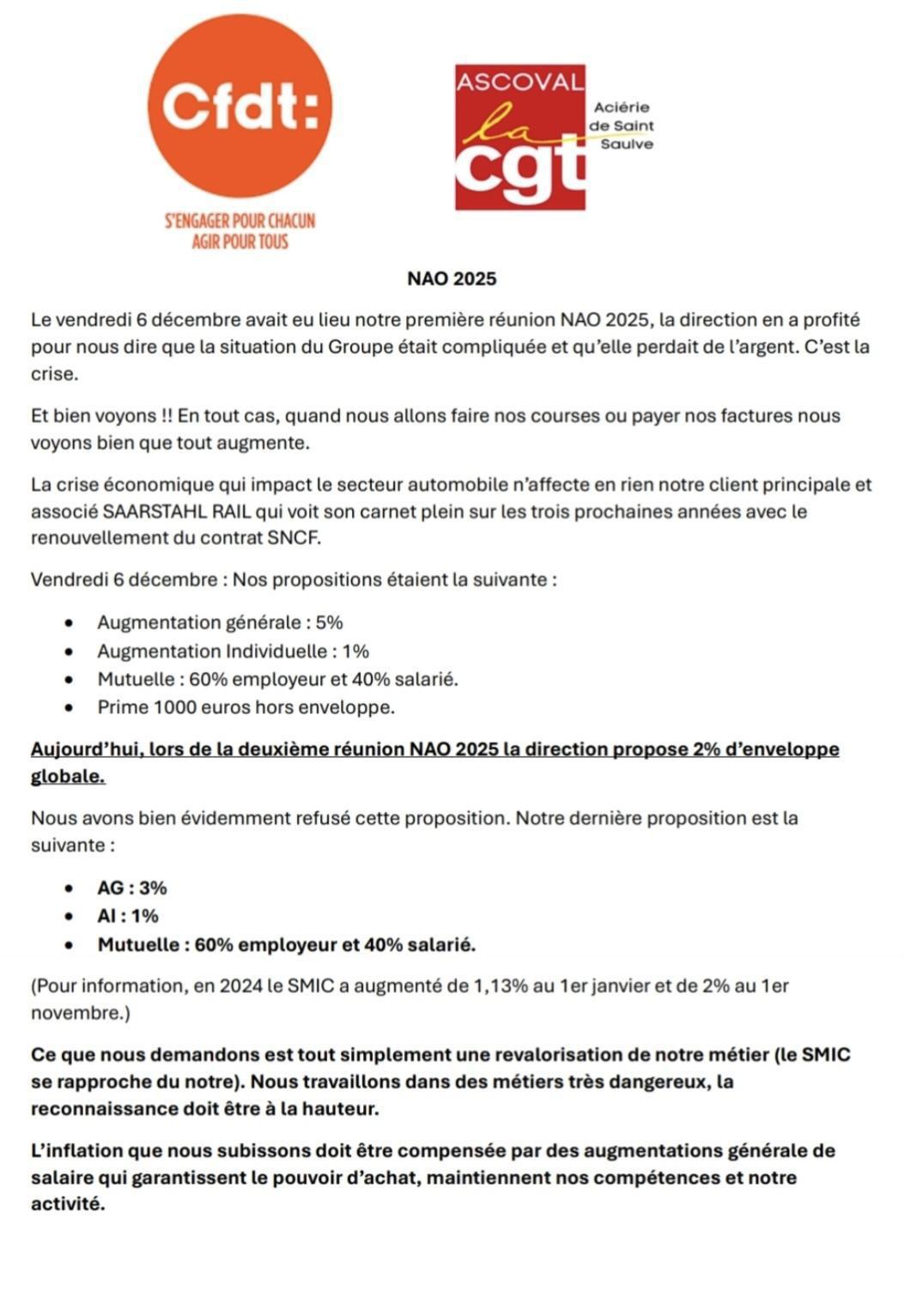 2eme réunion NAO