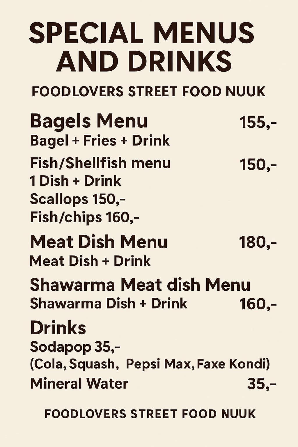 Foodlovers Streetfood Nuuk Foodlovers Streetfood Nuuk