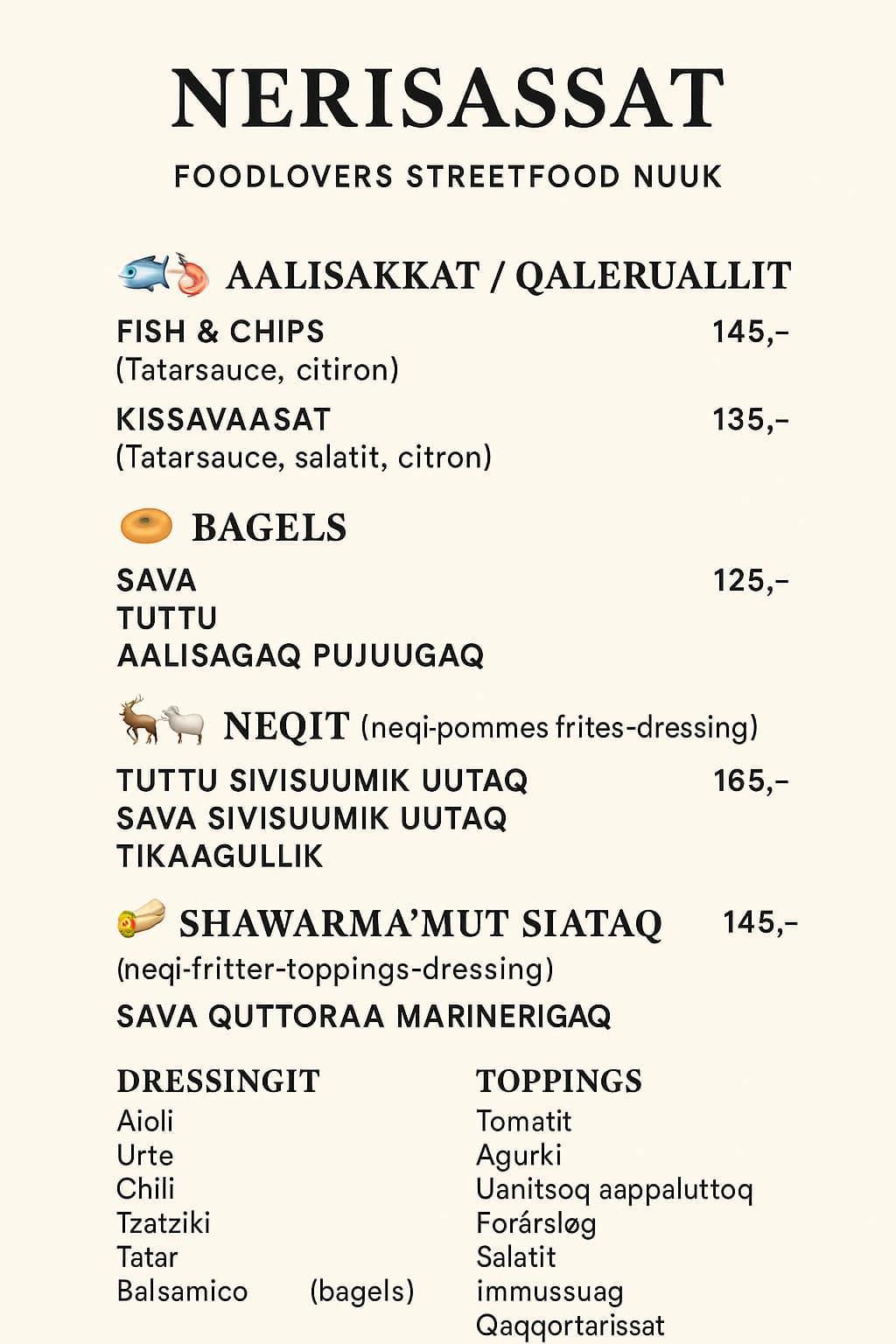Foodlovers Streetfood Nuuk