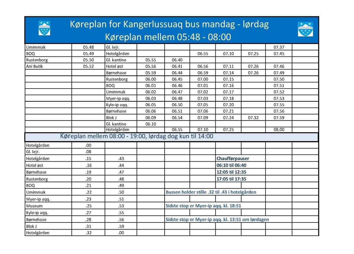 Public Bus Kangerlussuaq