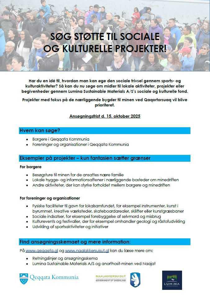 T𝐚𝐩𝐞𝐫𝐧𝐞𝐪𝐚𝐫𝐧𝐢𝐬𝐬𝐚𝐦𝐢𝐤 𝐪𝐢𝐧𝐧𝐮𝐭𝐞𝐪𝐚𝐫𝐢t/ Støtte til projekter