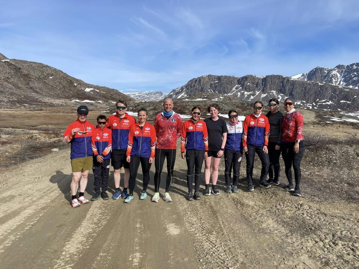 Landstræner Martin Møller Sisimiunut tikilerpoq sungiusaajartorluni/ besøger Sisimiut Landstræner Martin Møller Sisimiunut tikilerpoq sungiusaajartorluni/ besøger Sisimiut