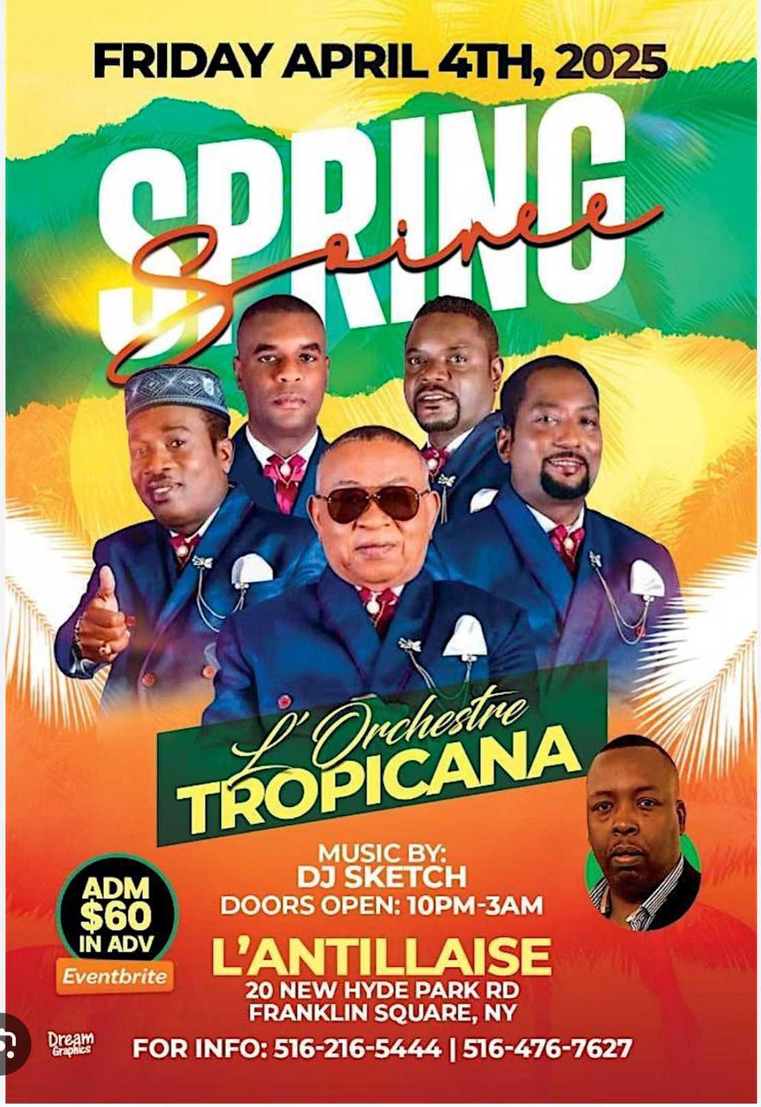 SPRING SOIREE WITH L'ORCHESTRE TROPICANA AT LANTILLAISE