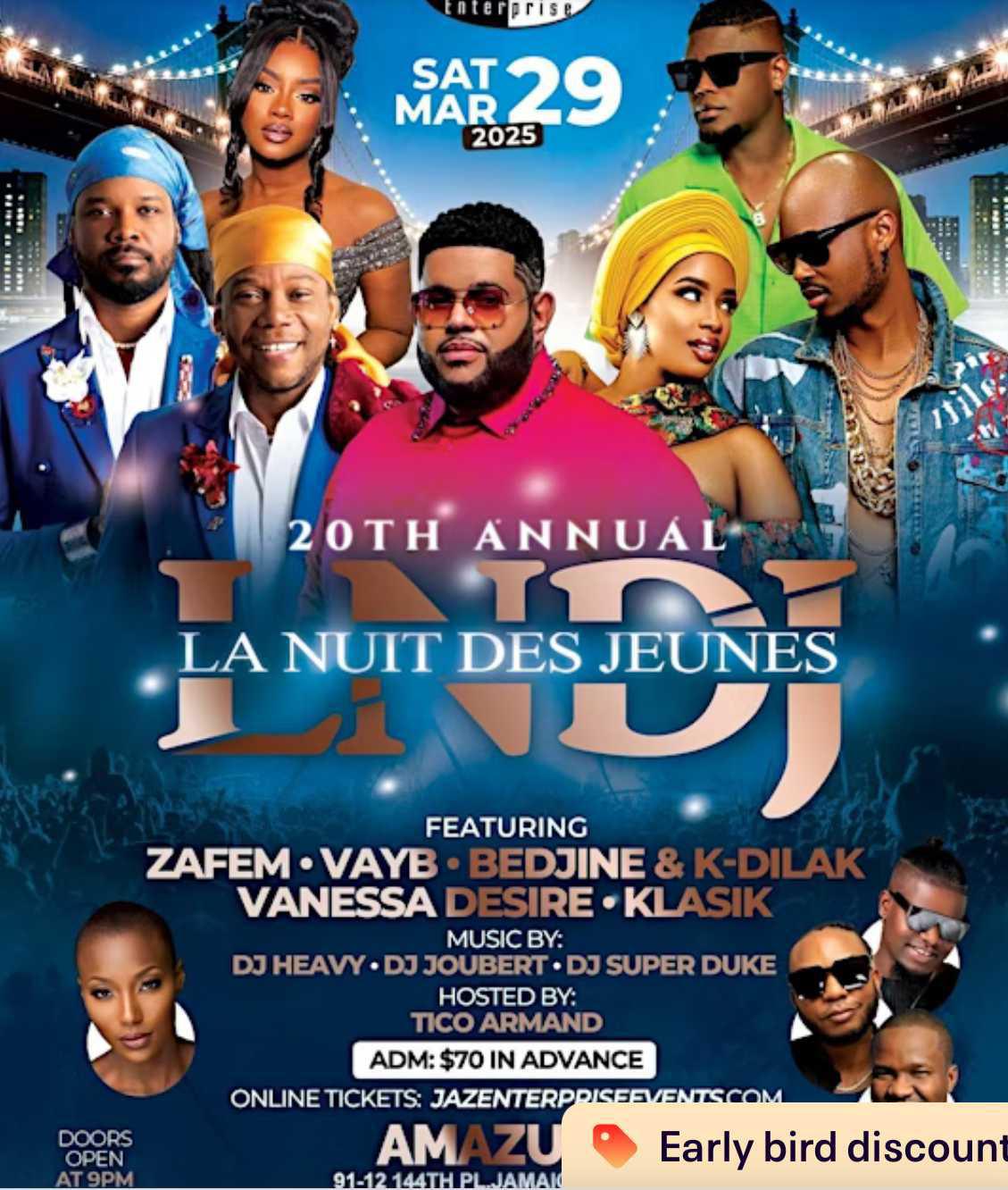 La Nuit des Jeunes 2025 - 20th Annual Celebration