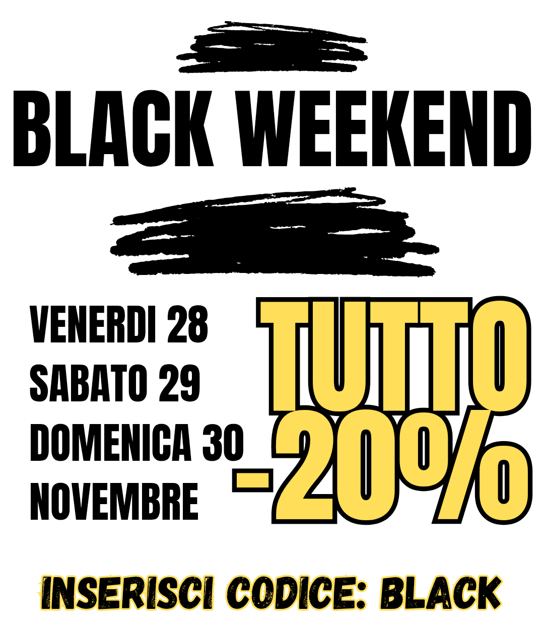 Avorio nero e blu Instagram story tipografica per Black Friday con wishlist_20251125_111341_00001