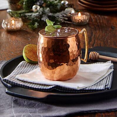 Honey Bee & Cinnamon Whiskey Mule