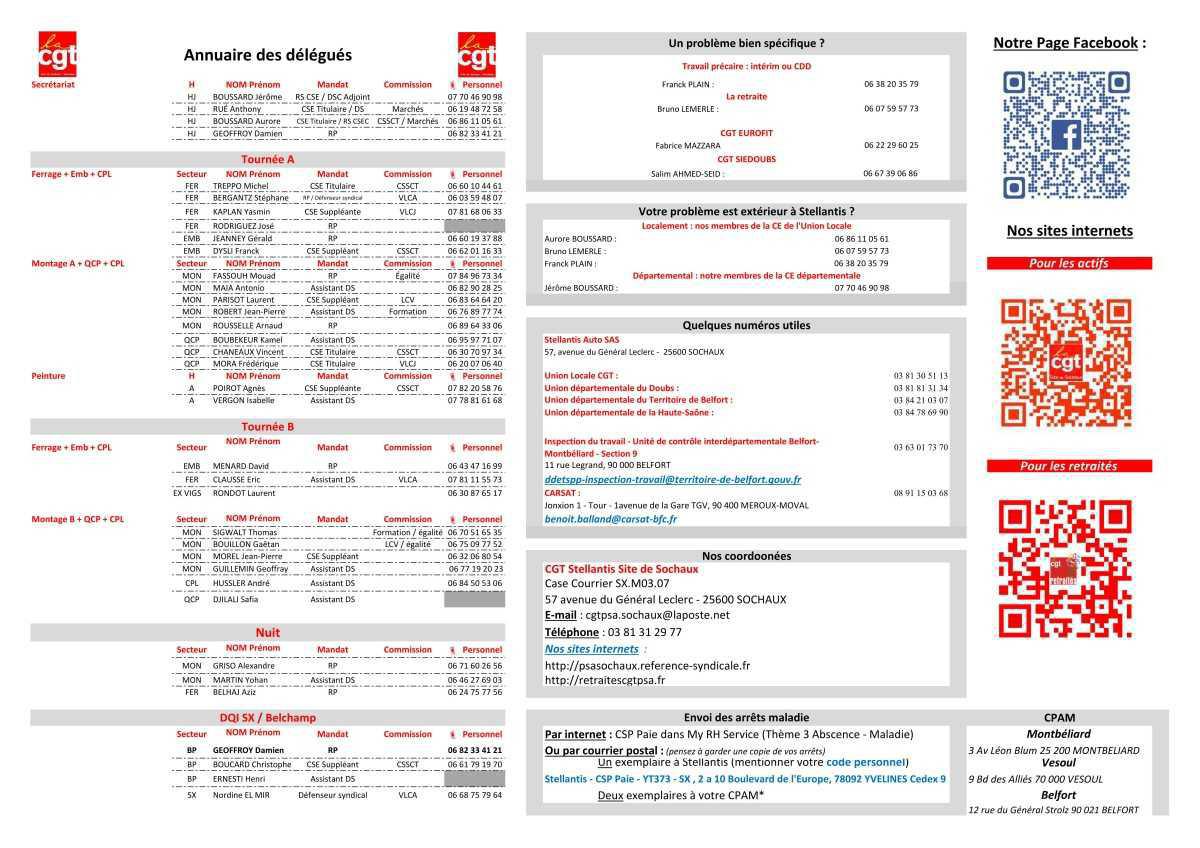 Calendrier 2025