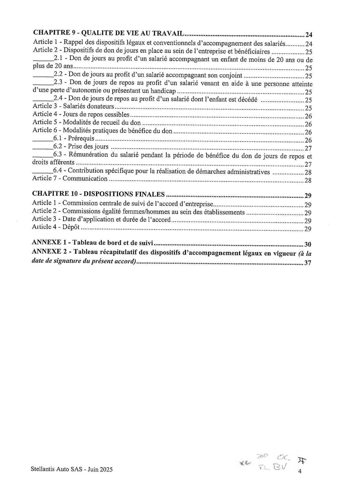 Accord Stellantis AUTO SAS relatif au développement de l'emploi féminin et à l'égalité professionnelle entre les Femmes et les Hommes 