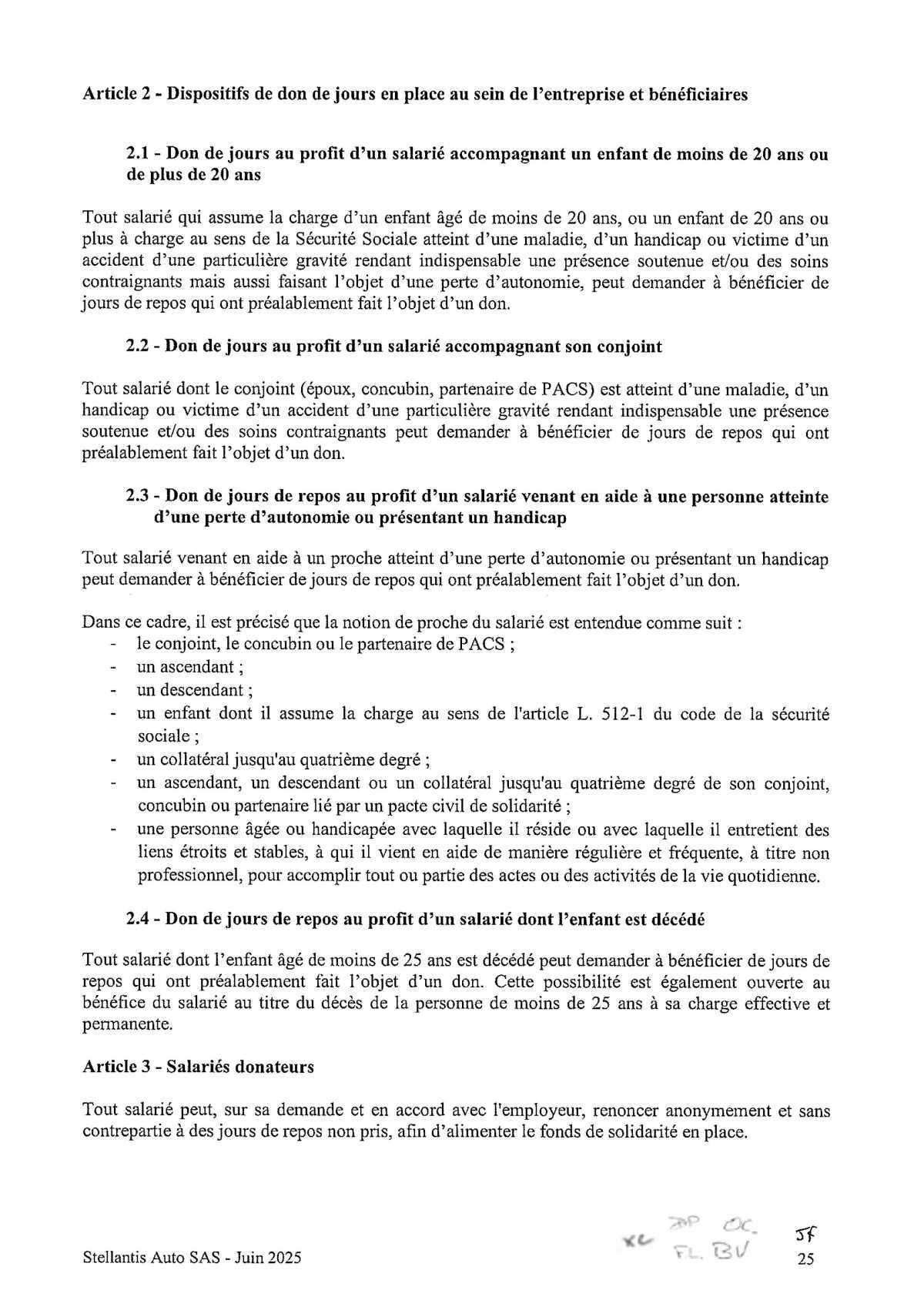 Accord Stellantis AUTO SAS relatif au développement de l'emploi féminin et à l'égalité professionnelle entre les Femmes et les Hommes 