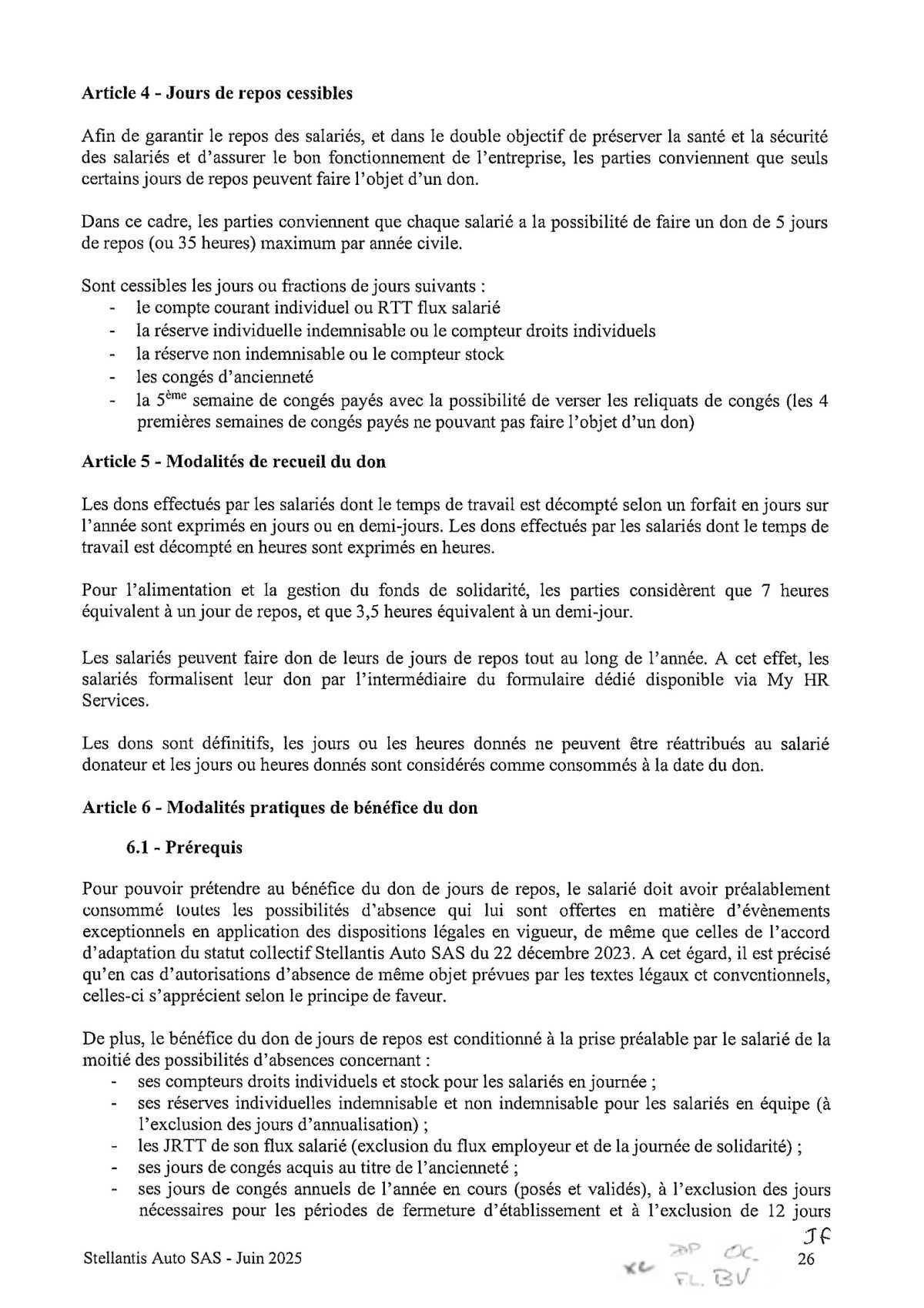 Accord Stellantis AUTO SAS relatif au développement de l'emploi féminin et à l'égalité professionnelle entre les Femmes et les Hommes 
