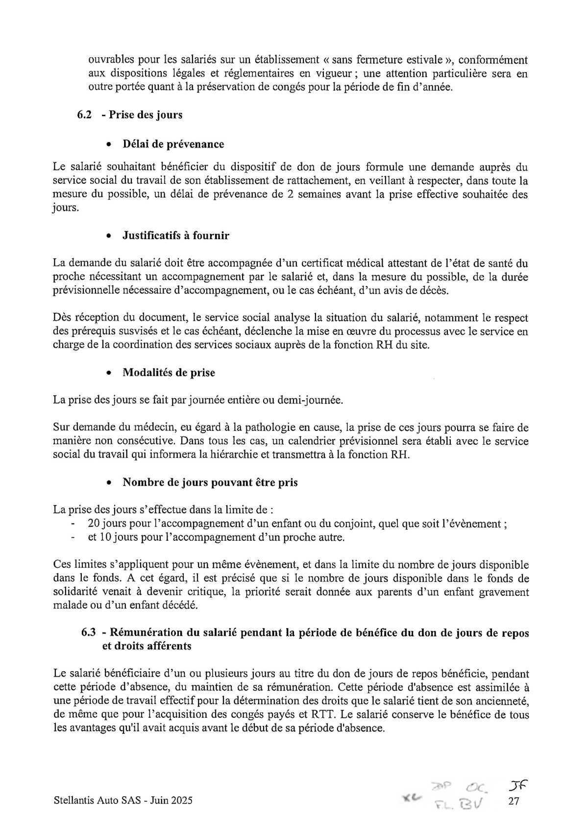 Accord Stellantis AUTO SAS relatif au développement de l'emploi féminin et à l'égalité professionnelle entre les Femmes et les Hommes 
