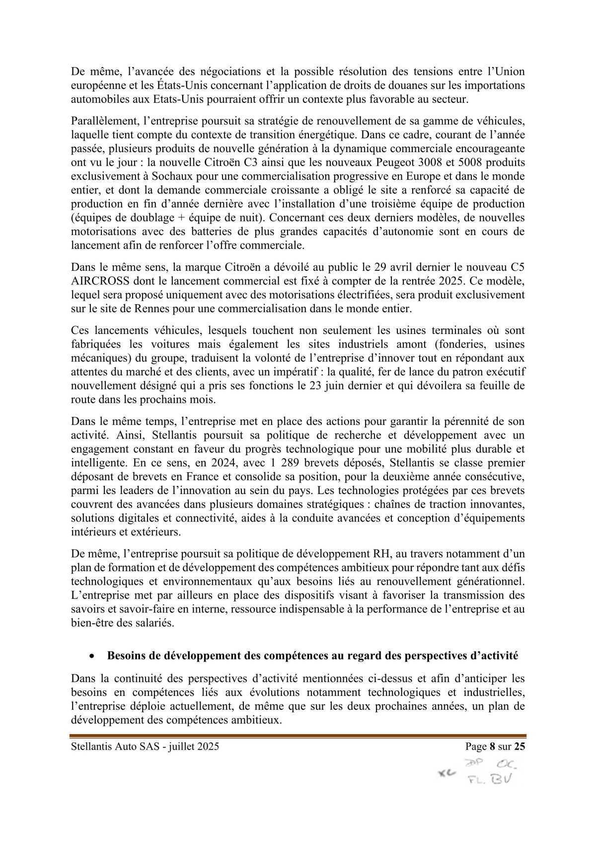 Accord Stellantis AUTO SAS portant sur la mise en œuvre du dispositif d'activité partielle de longue durée rebond