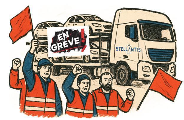 ROUTIERS STELLANTIS EN GRÈVE Face au mépris, les chauffeurs unis et déterminés !