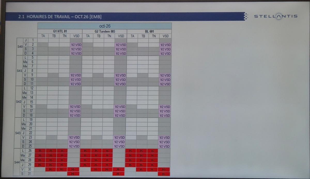 Précisions concernant les jours de H- du mois d'octobre / Info CGT CSE Ordinaire du 29 septembre 2026 : Calendrier de travail des mois d'octobre et novembre Précisions concernant les jours de H- du mois d'octobre / Info CGT CSE Ordinaire du 29 septembre 2026 : Calendrier de travail des mois d'octobre et novembre