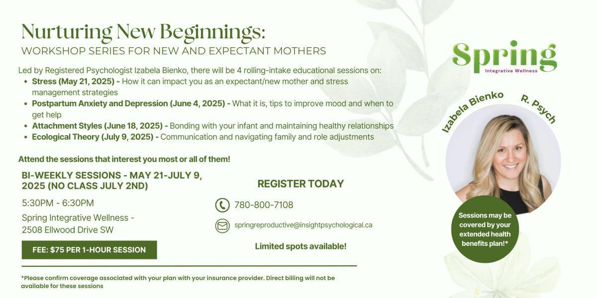 Workshop: Nurturing New Beginnings for New and Expectant Mothers