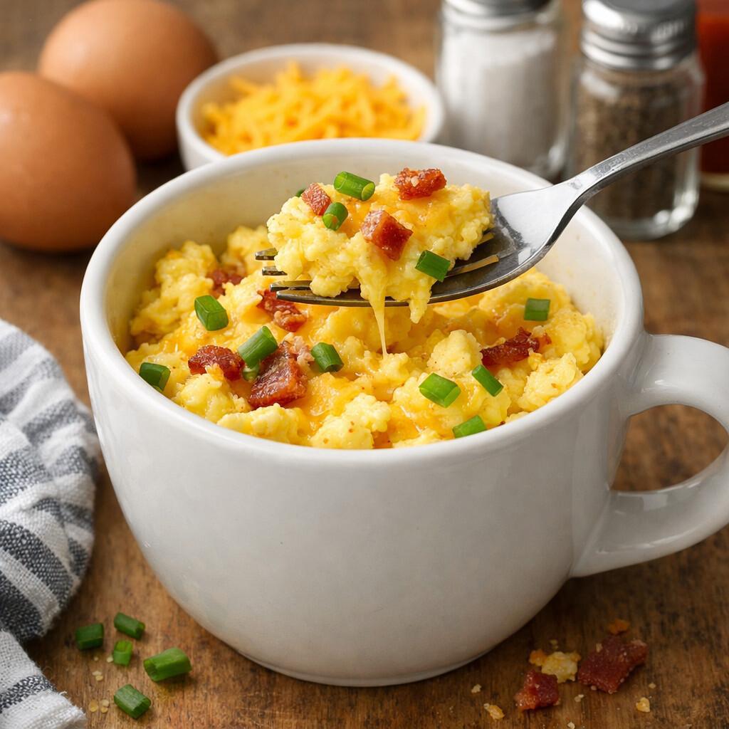5-Minute Microwave Scrambled Eggs