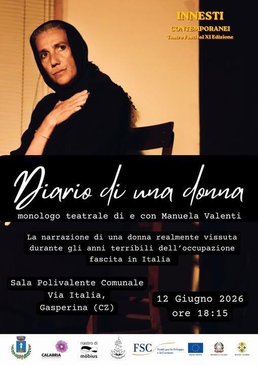 Spettacolo teatrale "Diario di una Donna" (inizio ore 18:15)