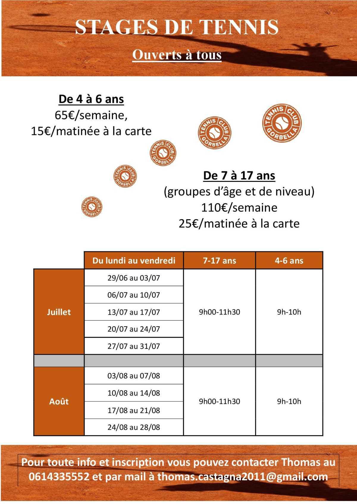 Stage loisir (info compétition à venir)