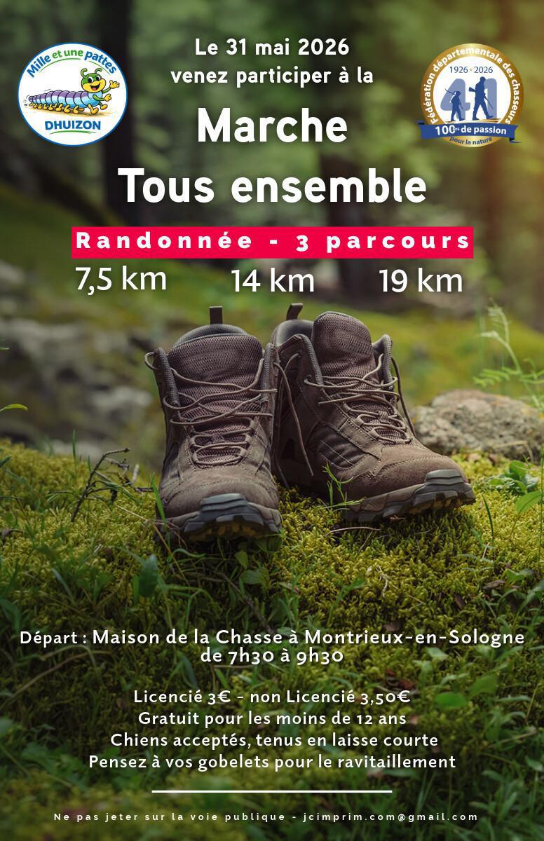 🥾 5ᵉ Randonnée des chasseurs : tous ensemble en forêt de Sologne 🥾 5ᵉ Randonnée des chasseurs : tous ensemble en forêt de Sologne