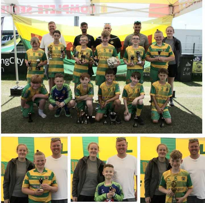 Linnets family celebrates achievements of young players