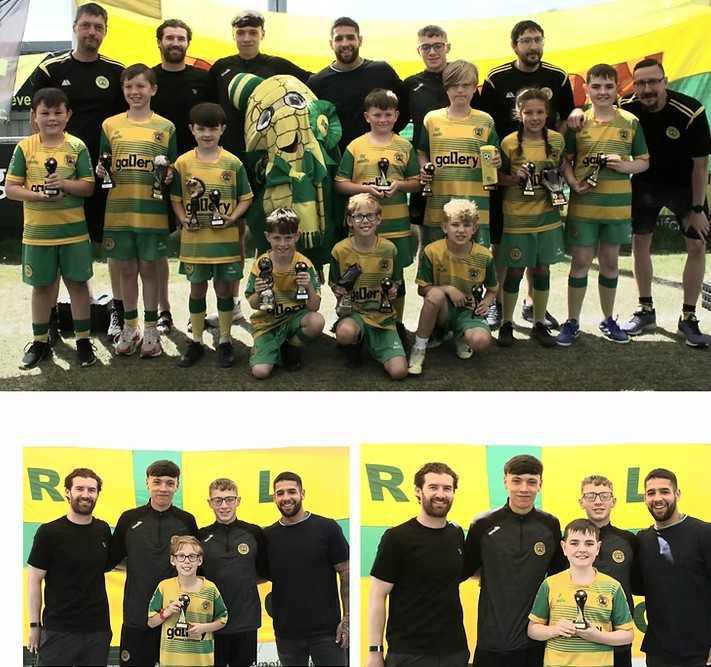Linnets family celebrates achievements of young players Linnets family celebrates achievements of young players