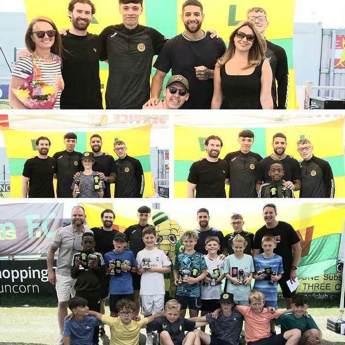Linnets family celebrates achievements of young players