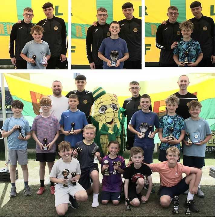 Linnets family celebrates achievements of young players Linnets family celebrates achievements of young players
