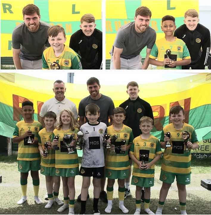 Linnets family celebrates achievements of young players