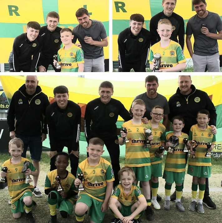 Linnets family celebrates achievements of young players