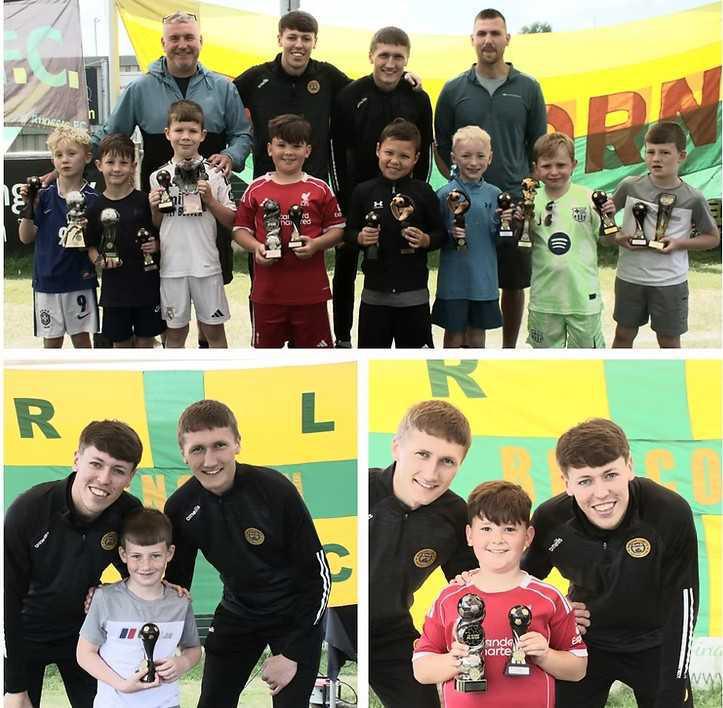 Linnets family celebrates achievements of young players