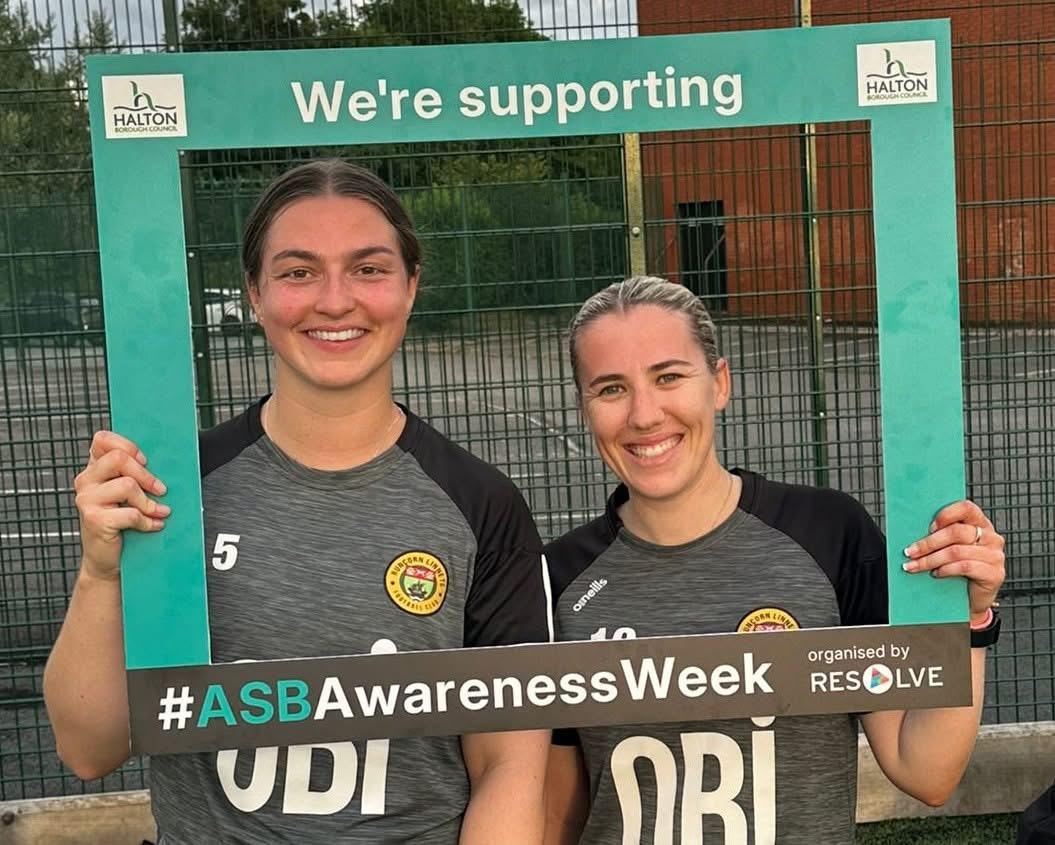 Runcorn Linnets Ladies FC Supports ASB Awareness Week 2025